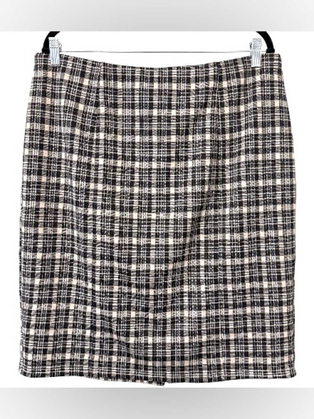 Kate Kasin women's plaid skirt plus size 2xl zips up back business casual new